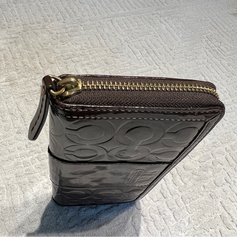 Coach Enamel Long Wallet - Picture 8 of 13